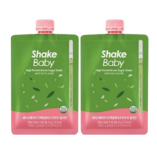 쉐이크베이비 단백질쉐이크 말차맛, 35g, 2개