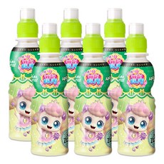 캐치티니핑 복숭아맛 페트음료수, 200ml, 6개