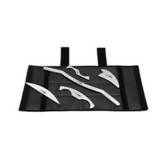 근막 완화 나이프 글라스톤 이완 풀세트 스텐 근막이완용, 1개, 316 나이프 파우치 8mm 프로 5종