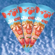 롯데 간식 디저트 탕비실 무인 JOEE 그릭요거트 피치 콘 150ml 3개