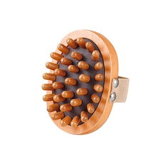 木製按摩刷 氣墊設計 全身適用, 木質氣墊經絡刷, 1個