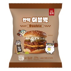 한맥 더블벅 210g 햄버거, 1개