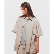 매장정품 빈트릴 BEENTRILL 우븐 NC 오버핏 셔츠(라이트 베이지) BA232SI001LE 165282