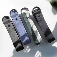 밸런시스 얼라인 요가스트랩 투톤, 1개, 그레이