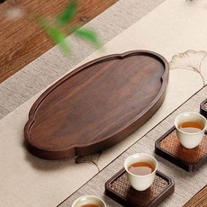胡桃木茶盤, 1個
