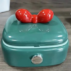 可愛蝴蝶結多功能便攜針線包, 1個, 居傢必備: 抹茶綠 磁吸收納+取針方便,16色綫圈+20根大眼針+剪刀+捲皮尺+