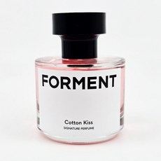 NEW 포맨트 시그니처 퍼퓸 코튼키스 50ml 은은한 포근함 숨겨진섹시함 잔향지속 코튼키스 코튼시리즈 여자친구향수 이벤트향수 선물용향수, 1개