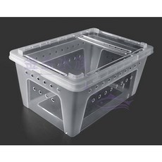 角蛙飼養盒 飼養盒 飼養箱 爬蟲飼養箱 堆疊盒(超取破損不理賠) 跳台 曬台 爬台 烏龜台 角蛙台, 1個, 大飼養盒