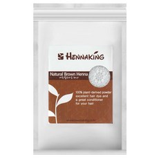 헤나킹 천연헤나염색약, 브라운, 1개