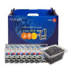 [당일출고] 국내산 민속 고향김 5호 15gX8(1세트) 선물세트 조미김 도시락김, 1세트