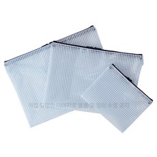 크린룸가방 PVC 클러치 세트 (클러치백 대 중 소 셋트 방진가방), 1개