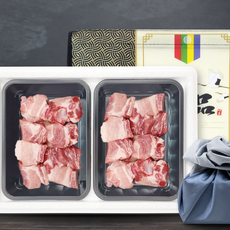 [빠른출고] 한돈 국내산 돼지고기 돼지 갈비찜 2구 선물세트 냉장 더예쁜한우, 1개