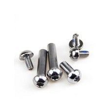 전동킥보드 부품 서스펜션 폴딩 브레이크 고정 볼트 핸들, 1개, 8 x 23 10세트 크롬 도금