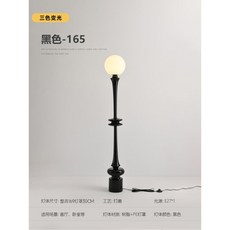 장스탠드 가로등 디자인 조명 감성 침실 165cm, 3  안구보호등원Ra 97 빈티지로마필러_블랙_삼색변광