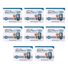 에스디바이오센서 글루코나비 GDH / NFC 혈당시험지 혈당검사지스트립 400매 SW, 8개
