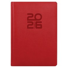 양지다이어리 유즈어리25A, 레드, 1개