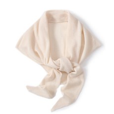 羊絨圍巾 女100%素羊毛圍巾外搭春秋高品質羊絨小披肩打結坎肩針織披肩女韓版百搭 舒適