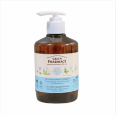 GREEN PHARMACY 洋甘菊尿囊素私密處潔膚露，溫和清潔舒緩保濕，95%天然成分, 3件, 370ml