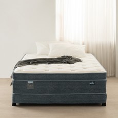 동서가구 그레이 이중봉합 텐션업 일체형토퍼 투매트리스 침대 SS DF922789, 510mm