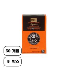 커피빈 캡틴 아메리카노 스틱커피, 900mg, 30개입, 9개