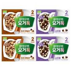 (냉장)[풀무원]요거톡 스타볼/링&초코볼/초코그래놀라 3가지맛, 요거톡 스타볼133x4+요거톡초코그래놀라130x4