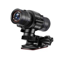 Ip66防水等級騎行運動記錄儀 1080p FOV 120 廣角最大支援128GB Micro SD, 黑色