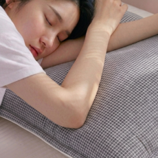 앤니드 밴딩베개커버 베개커버밴딩 면베개커버 순면 체크