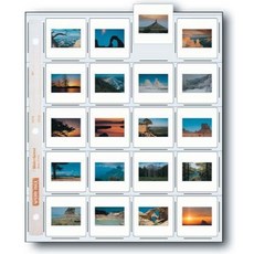 VUE-ALL 三孔幻燈片保存頁35mm/TOP/100頁(V7060) - 專業幻燈片收納保護，透明易瀏覽, 1個, 25張