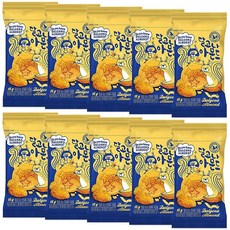 LENITH 달고나 아몬드 스낵 맛있고 바삭한 질감 | 한국 기념품 (17.9g(0.6온스)/팩 | 10개 팩), 17.9g