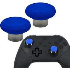 2in1 짧은 금속 엄지 스틱 교체용 엘리트 시리즈 2 코어 컨트롤러용 Xbox 교체 스틱빨강, 파랑