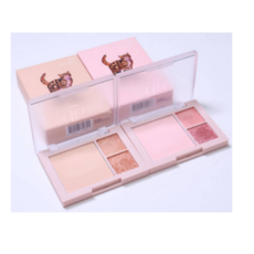 Dinto 딘토 치크 아이 멀티유즈 팔레트, 762 핑크 샤, 1개