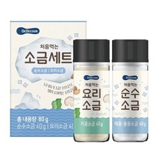 BEBECOOK 寶膳 幼兒初食鹽巴2入套組80g 嬰幼兒專用鹽 副食品調味, 80g, 1個