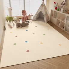 Novah 가죽 바닥매트 강아지 고양이 매트 방수 논스립, 1개, 하트