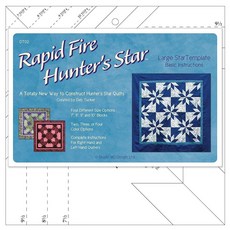 Studio 180 Design Rapid Fire Hunter's Star 대형 퀼트 눈금자100960, Studio 180 Design Rapid Fire H