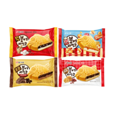 빙그레 붕어싸만코 떡10개 팝콘10개 초코5개 호두5개 아이스크림, 1세트