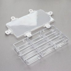 휴대용 팔레트 물감 수채화 아크릴 케이스 보관 유화, 1개, 12칸, 기본 색상