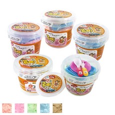 [오품] [글로벌이지] 이지 루미샌드(모래놀이) 1.5L 5색 몰드 포함, 2. 핑크