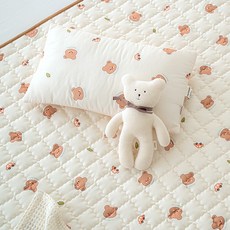 마롤로뜨 빌리지 씬필로우 아기 베개 유아 신생아 돌 낮은베개, 아이보리 마고미