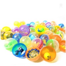 캡슐토이 뽑기캡슐 투명구슬 장난감캡슐 둥근캡슐 어린이선물용 컬러캡슐, 1개, 3-뽑기통58mm-랜덤20p