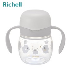 【Richell 利其爾】TLI 四代 入口式訓練直飲水杯 200ml (8個月以上適用), 1個, 小小精靈