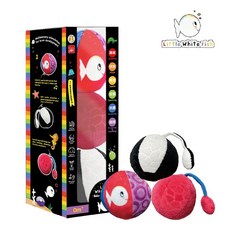 幼康 Little White Fish 寶貝安撫搖鈴球 3入組, 詳見包裝