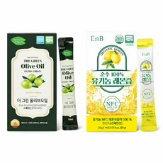 올리브레몬디톡스 스페인 유기농 엑스트라버진 올리브오일 + 레몬즙 합본, 1세트