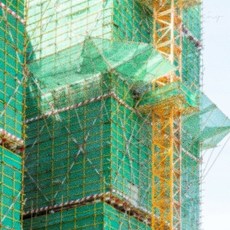 녹색 안전망 방염안전망, 1Mx40M