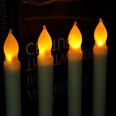 LED 건전지 초 긴 가짜 양초 크리스마스 성탄 트리 티라이트 리스 촛불집회 대림절