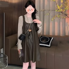 여성투피스 여성세트 티셔츠 + 나시원피스 블라우스 여성원피스 ZBW26020432 62