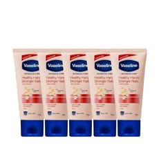 바세린 핸드크림 인텐시브 케어 헬씨 핸드 앤 스트롱거 네일 로션 60mlx5개, 60ml, 5개