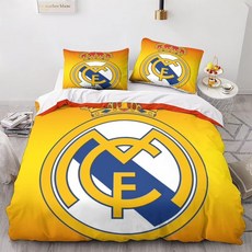 프리메라리가 FC 레알 마드리드 이불 배게 커버 세트 - 싱글 더블 FC Real Madrid Official