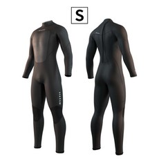 MYSTIC 防寒衣 3/2mm 後拉 潛水衣 衝浪衣 游泳衣 禦寒 溯溪保暖 平針, 後拉黑, 黑