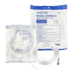 나잘 캐뉼라 성인용 멸균 산소튜브 2M 의료용 일회용 산소투여용 코튜브 카테터, 5개, DGN-NCL-XL