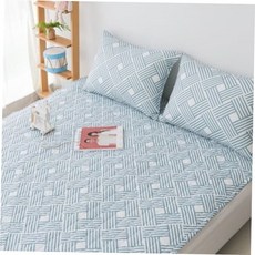 알러지케어 방수 침대패드 침구형, 퀸 유러라인그레이, 1개